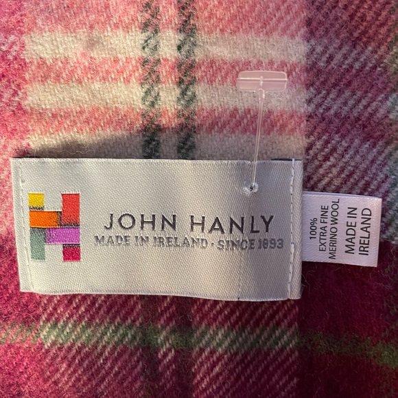 John Hanly Brushed Merino Wool Scarf NWOT - Picture 6 of 7